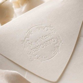 Pince à gaufrer mariage personnalisée citronnier
