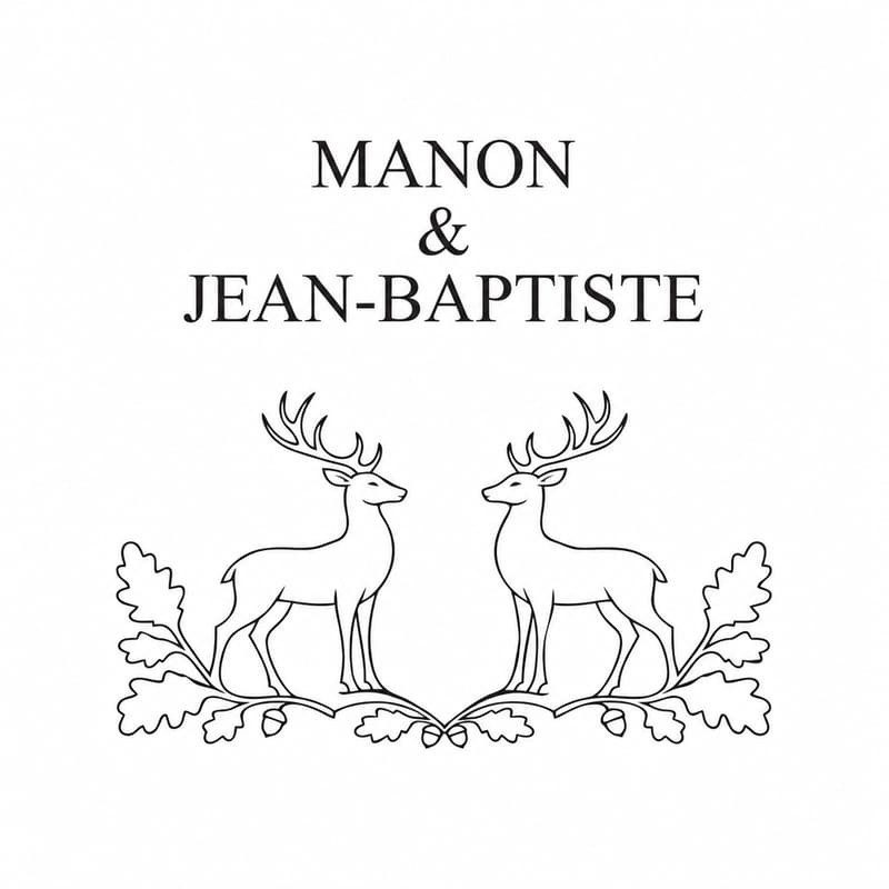 Pince à gaufrer mariage personnalisée cerf
