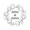 Pince à gaufrer mariage bohème personnalisée fleur de coton