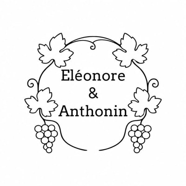 Pince à gaufrer mariage personnalisée vignes