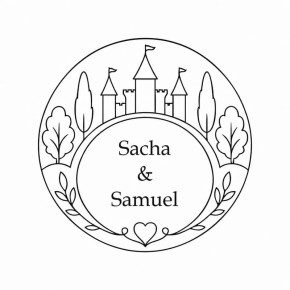 Pince à gaufrer mariage personnalisée château princesse