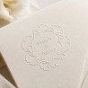 Pince à gaufrer mariage personnalisée couronne de feuilles