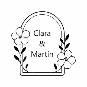 Pince à gaufrer mariage personnalisée arche fleurie