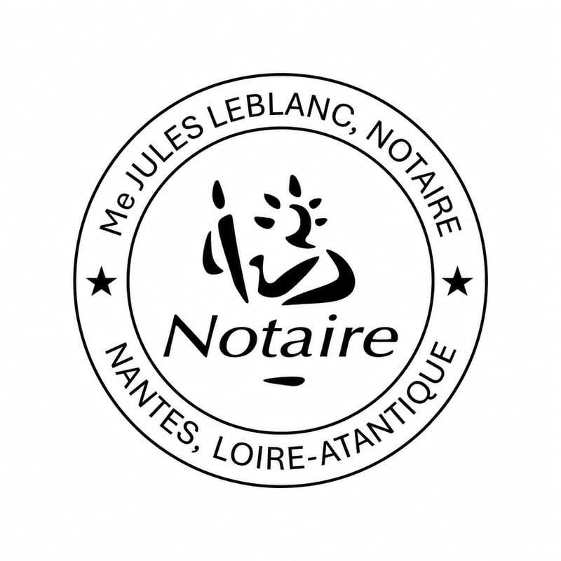 Pince à gaufrer ronde personnalisée logo notaire