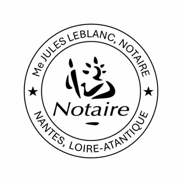 Pince à gaufrer ronde personnalisée logo notaire