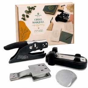 Pince à gaufrer personnalisée ex-libris olivier