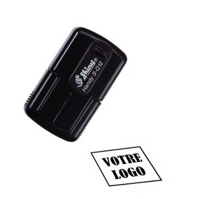 Tampon Shiny S-Q12 personnalisé pour carte de fidélité - carré 12x12mm