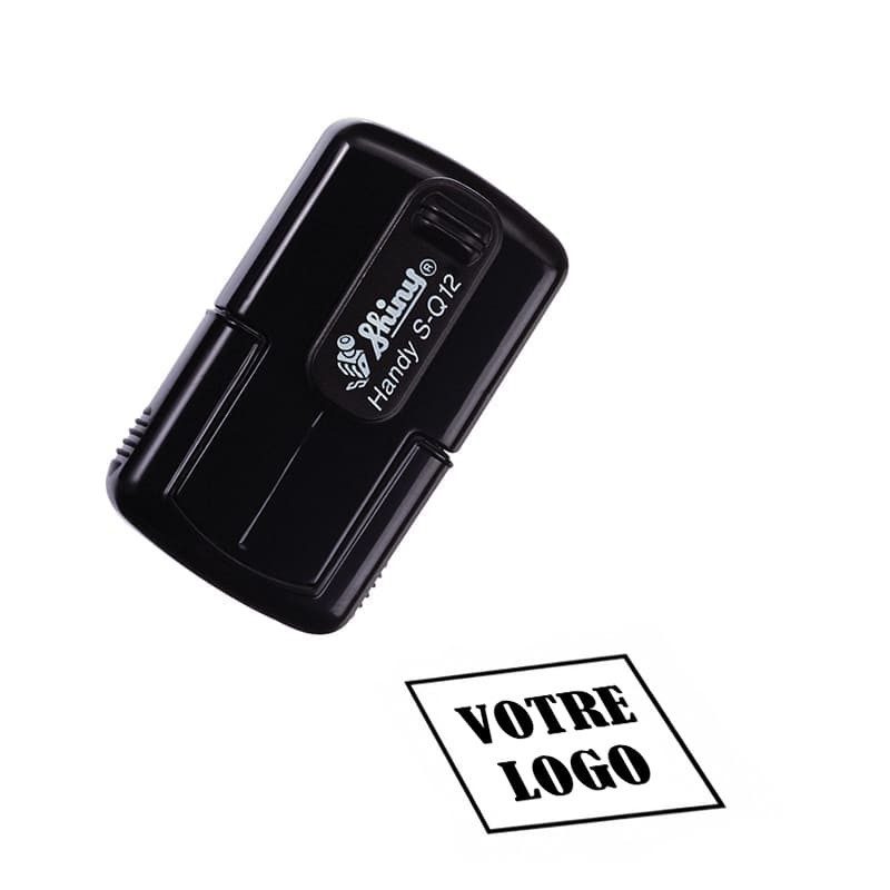 Tampon Shiny S-Q12 personnalisé pour carte de fidélité - carré 12x12mm