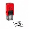 Tampon Shiny S-510 personnalisé pour carte de fidélité - carré 12x12mm rouge